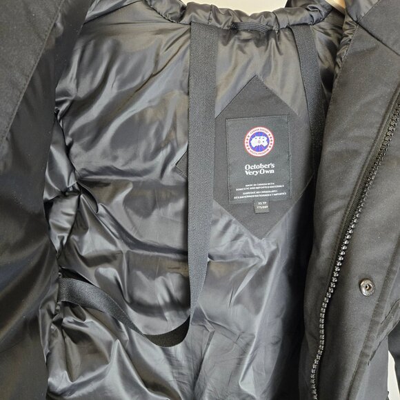 Canada Goose October's Very Own Men's Parka Jacket Black - Size XS (400MOV) - Picture 4 of 13
